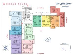 2-к квартира, строящийся дом, 63м2, 12/17 этаж