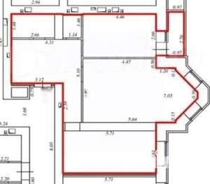 2-к квартира, вторичка, 71м2, 9/16 этаж