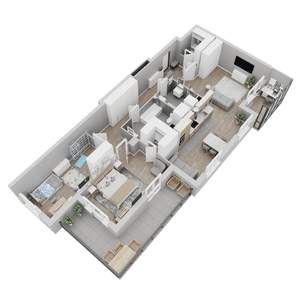 3-к квартира, вторичка, 122м2, 21/22 этаж