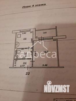 1-к квартира, вторичка, 31м2, 4/10 этаж