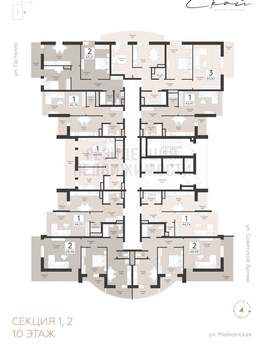 1-к квартира, вторичка, 45м2, 8/18 этаж