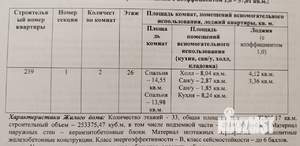 2-к квартира, вторичка, 57м2, 26/32 этаж