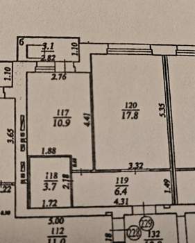 1-к квартира, вторичка, 41м2, 10/10 этаж