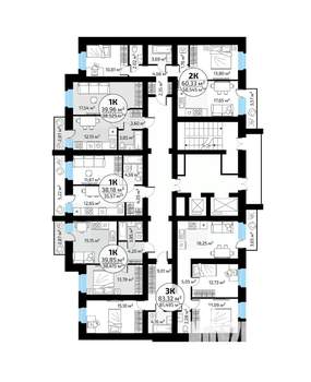 1-к квартира, вторичка, 38м2, 5/18 этаж