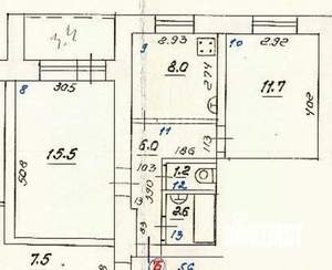 2-к квартира, вторичка, 45м2, 2/10 этаж
