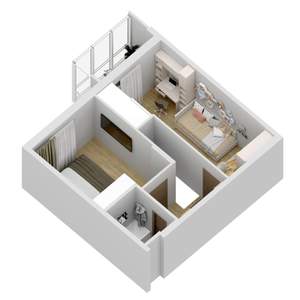 1-к квартира, вторичка, 105м2, 26/27 этаж