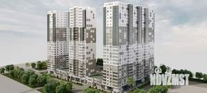 1-к квартира, строящийся дом, 57м2, 10/27 этаж