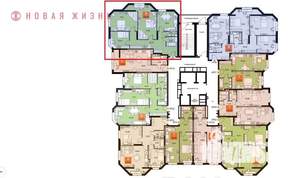3-к квартира, вторичка, 87м2, 5/23 этаж