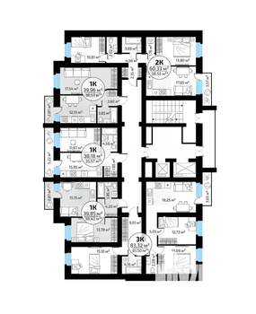 1-к квартира, вторичка, 38м2, 14/18 этаж