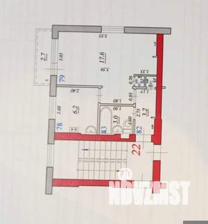 1-к квартира, вторичка, 31м2, 4/5 этаж