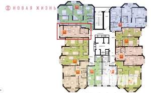 Студия квартира, строящийся дом, 35м2, 13/23 этаж