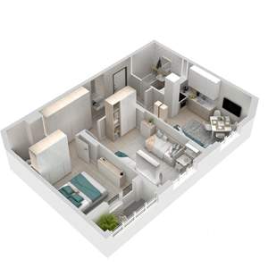 2-к квартира, вторичка, 60м2, 9/24 этаж