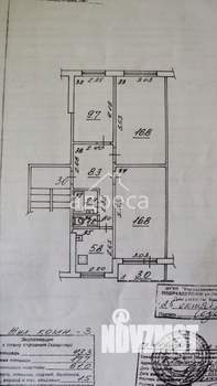 3-к квартира, вторичка, 64м2, 5/5 этаж