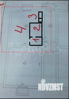 Студия квартира, вторичка, 42м2, 1/4 этаж