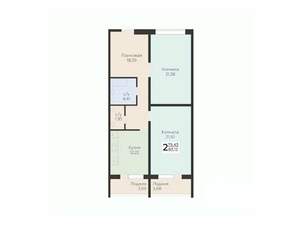 2-к квартира, вторичка, 83м2, 2/12 этаж