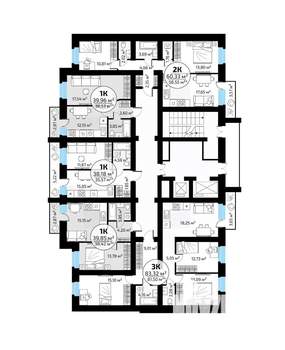 1-к квартира, вторичка, 38м2, 10/18 этаж