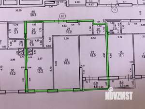 2-к квартира, сданный дом, 65м2, 2/24 этаж