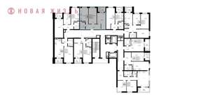 2-к квартира, строящийся дом, 58м2, 12/23 этаж
