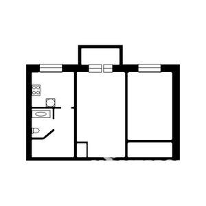 2-к квартира, вторичка, 45м2, 4/5 этаж