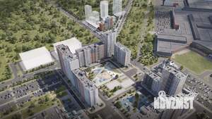1-к квартира, вторичка, 45м2, 17/19 этаж