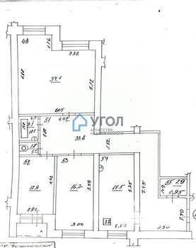 3-к квартира, вторичка, 121м2, 8/9 этаж