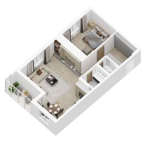 2-к квартира, строящийся дом, 80м2, 9/27 этаж