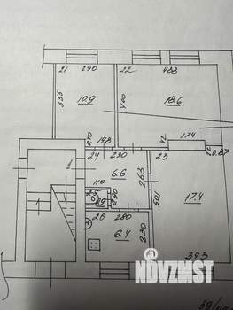 3-к квартира, вторичка, 11м2, 1/3 этаж