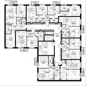 1-к квартира, вторичка, 46м2, 7/8 этаж