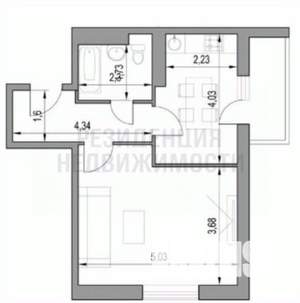 1-к квартира, вторичка, 40м2, 10/25 этаж