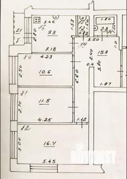 3-к квартира, вторичка, 68м2, 2/5 этаж