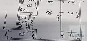 2-к квартира, вторичка, 46м2, 1/5 этаж