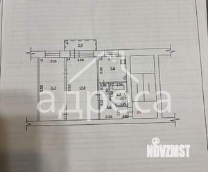 2-к квартира, вторичка, 42м2, 5/5 этаж