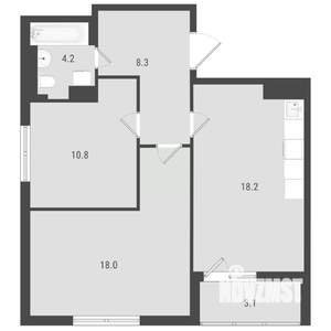 2-к квартира, вторичка, 61м2, 11/19 этаж
