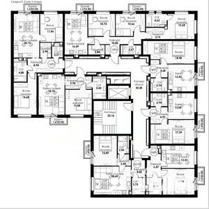 1-к квартира, вторичка, 42м2, 3/8 этаж