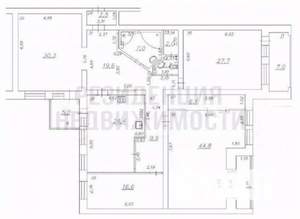 4-к квартира, вторичка, 205м2, 3/9 этаж