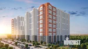 2-к квартира, строящийся дом, 57м2, 15/26 этаж