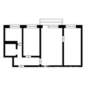 3-к квартира, вторичка, 59м2, 5/5 этаж