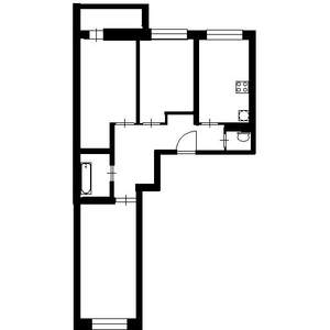 2-к квартира, вторичка, 45м2, 3/5 этаж