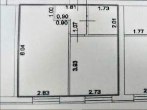 1-к квартира, вторичка, 33м2, 1/3 этаж
