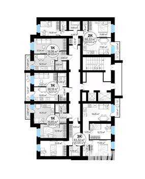 3-к квартира, вторичка, 83м2, 11/18 этаж