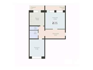 2-к квартира, вторичка, 85м2, 10/12 этаж