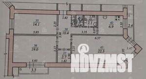 3-к квартира, вторичка, 79м2, 4/9 этаж