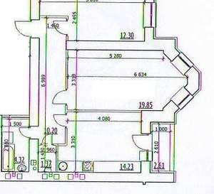 2-к квартира, вторичка, 66м2, 6/17 этаж