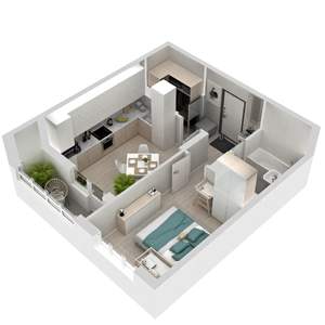 1-к квартира, вторичка, 38м2, 5/24 этаж
