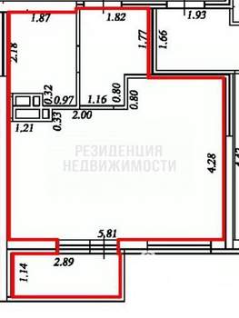 Студия квартира, вторичка, 37м2, 7/24 этаж