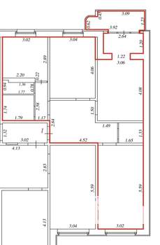 3-к квартира, вторичка, 74м2, 1/10 этаж