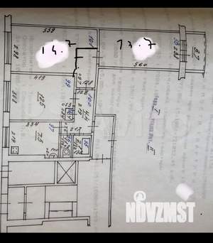 3-к квартира, вторичка, 65м2, 1/9 этаж