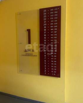 1-к квартира, вторичка, 48м2, 21/25 этаж