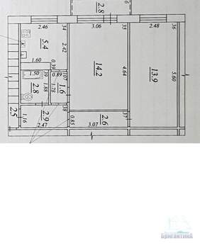 2-к квартира, вторичка, 46м2, 4/5 этаж