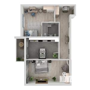 2-к квартира, вторичка, 58м2, 3/18 этаж